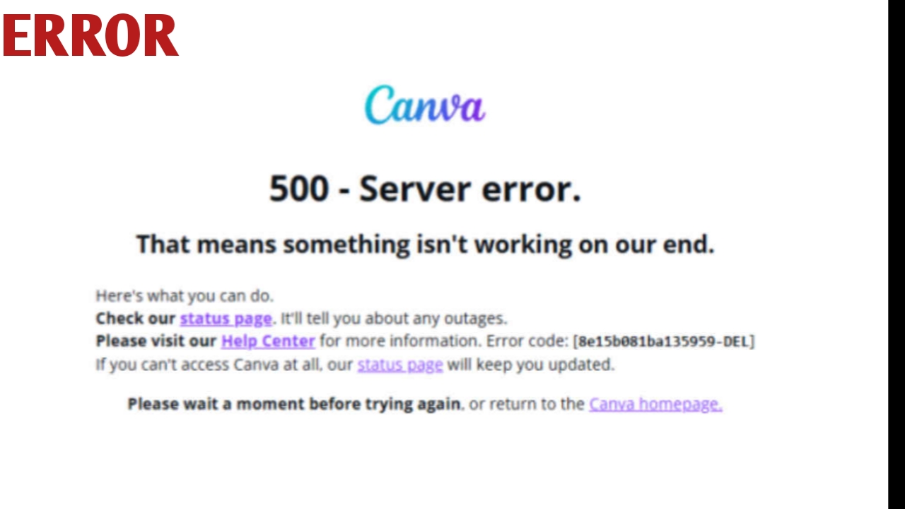 Canva down today